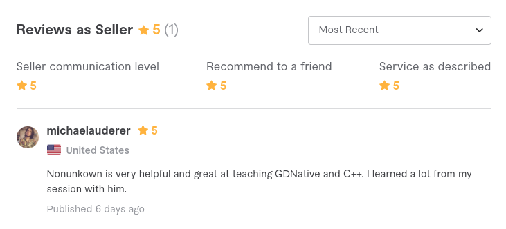 nonunknown3's tweet image. LOL Thanks for the review Michael!!!  This is For my &quot;Teaching #GDNative basics&quot; for #GodotEngine

(Link in comments)