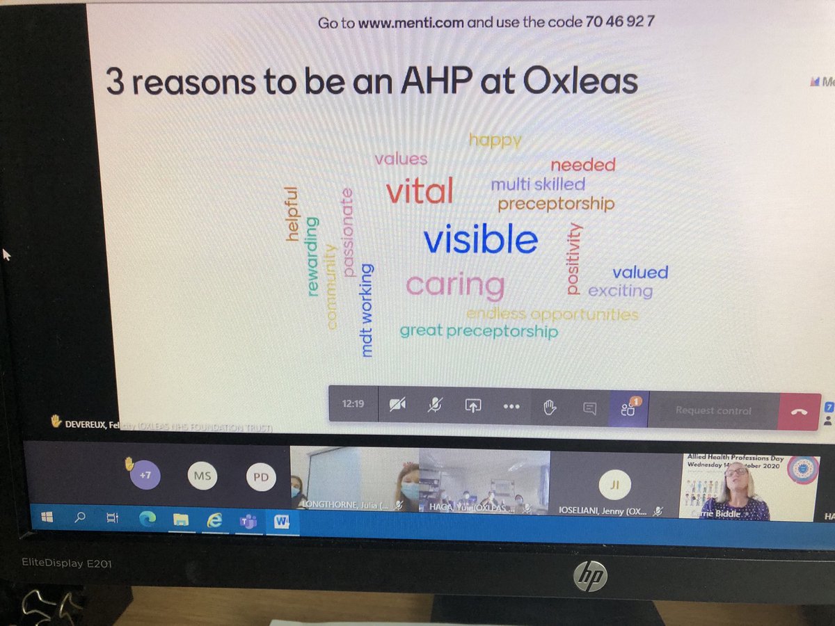 #AHPsDay <a href="/Oxleas_AHPs/">Oxleas_AHPs</a> Happy AHP day. Looking forward to hearing about the great work you are all doing. ⁦@GreenwichOx⁩