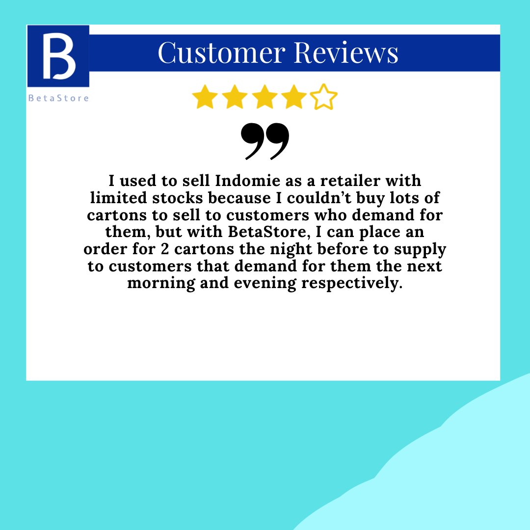 At BetaStore, you are our priority. With our optimum delivery service, you are sure to get your quality products safely and securely. Choose BetaStore today!
#betaStoreForBetaLife #B2Becommerce #Startup#Lagos