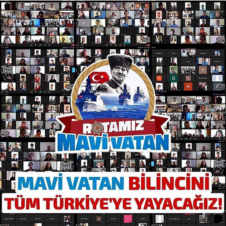 ⚓ Rotamız Mavi Vatan 🇹🇷

Mavi Vatan bilincini tüm Türkiye'ye yayıyoruz!

▪️Mavi Vatan’ı anlatmak birinci vazifemiz ve vatan görevimizdir. Bu inanç ve sorumlulukla ayağa kalkıyor, kolları sıvıyoruz!
.
.
.
#MaviVatan #DoğuAkdeniz #bilkent #bilkentüniversitesi