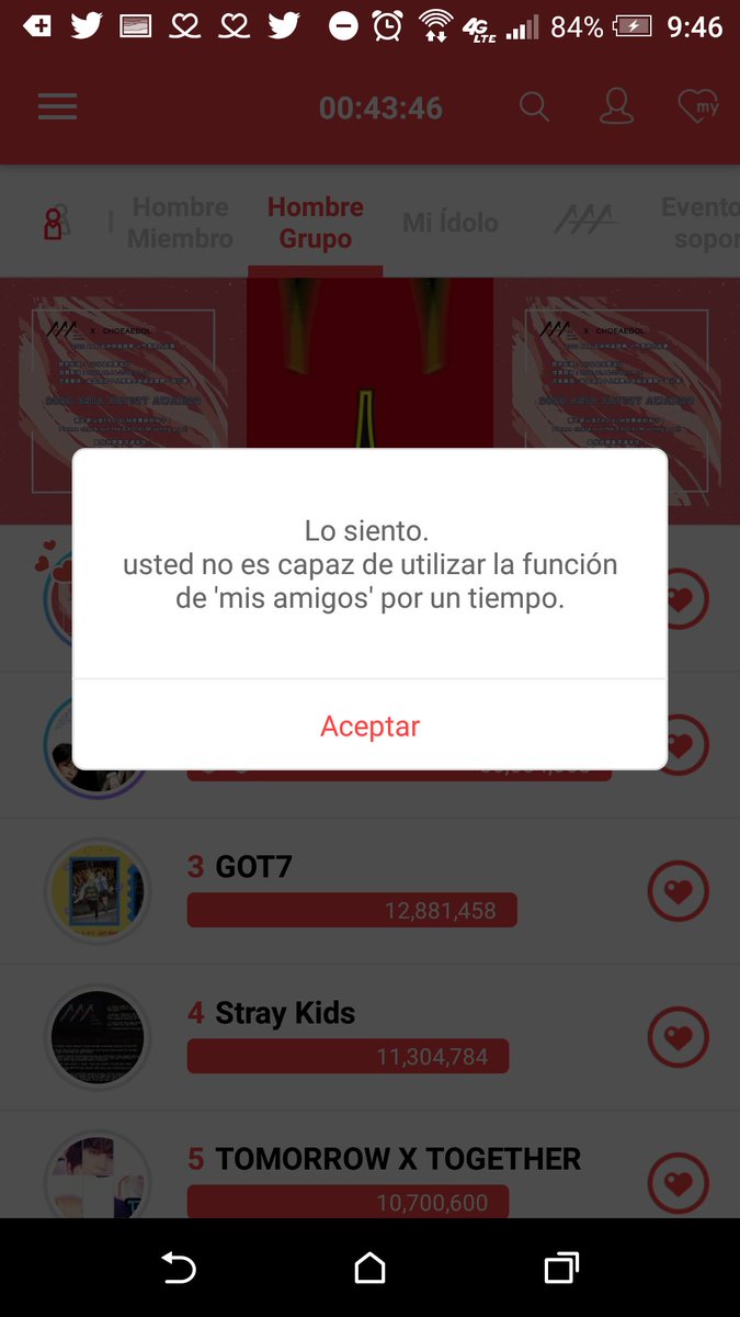 universe_exo_18's tweet photo. A alguien más me sale esto?, o solo es a mi? 

#AAA #EXOLPower @weareoneEXO https://t.co/4KH6A40Phs