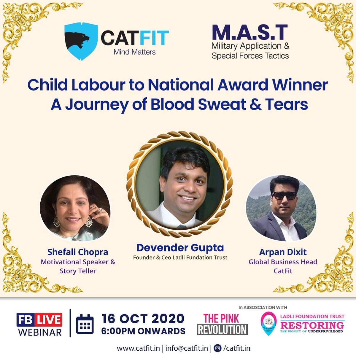 FoundationLadli's tweet image. Story of @LaadliDevendra
Founder of @FoundationLadli
Child Labour to National Awardee
A Journey of Blood Sweat &amp;amp; Tears
 #LaadliDevendra 
@UNECOSOC @RanaYashwant1
@PMOIndia @AvdheshanandG @ADcpsouthdelhi @ndtvindia @TEDTalks @tedindia @MagsaysayAward @RSSorg