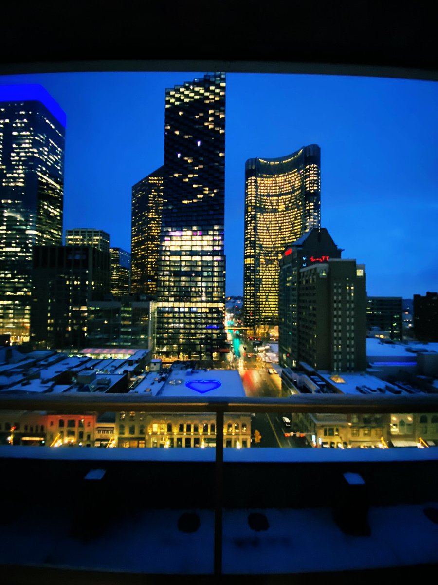 Good morning snowy #yyc! #yycweather