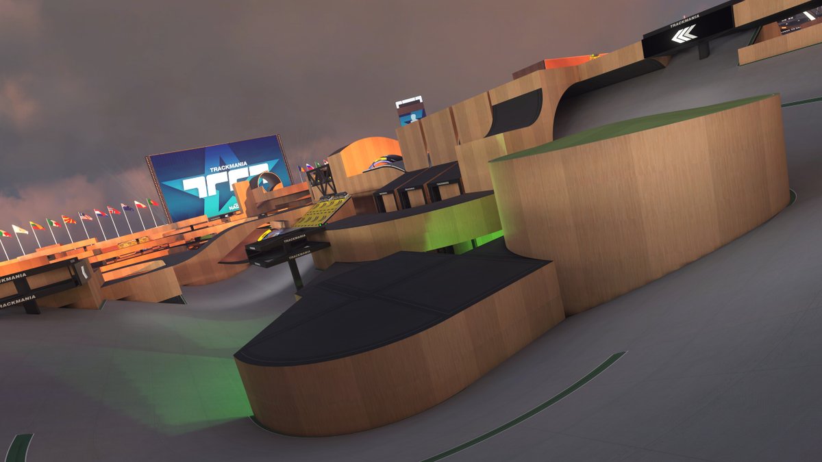 nc_TM2's tweet photo. "[TR-SP] The Wall" by Bladerunner is a fast platform Dirt track where the players will be able to show their gear control and their wiggles.😎

Oh and there's a big dirt wall, that's why it's called "The Wall".🧠

Link➡️https://t.co/2yAasW6kI9

#Trackmania 
#Always_novating https://t.co/9Q4mxrqf4U