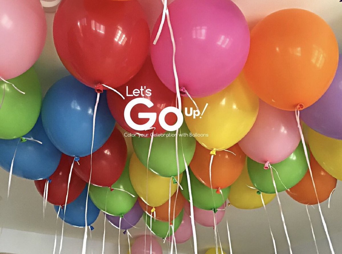 letsgoupnow's tweet photo. Take your celebration higher with a POP of color! Why not balloons? #letsgoupnow #balloons #partydecor #balloondecor https://t.co/Bb9TC4bh2D