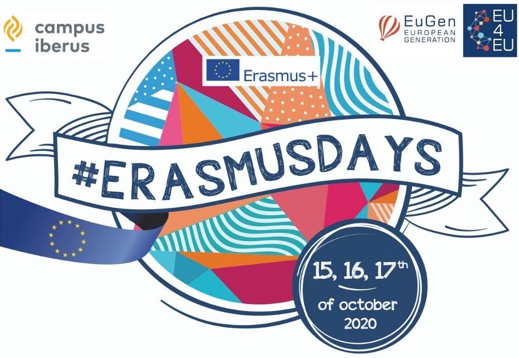 CampusIberus's tweet photo. @CampusIberus celebra su primer evento #ErasmusDays2020 y sitúa en el mapa 16 de octubre,con el evento “Let’s talk- how to #Gointernational with #erasmus+? 
Regístrese para el evento ➡ https://t.co/xUfnWz1Ynz...
Evento de FB: https://t.co/t8FyRif3fE
@sepiegob #eu4eu #eugen https://t.co/lhSKcWFHdl