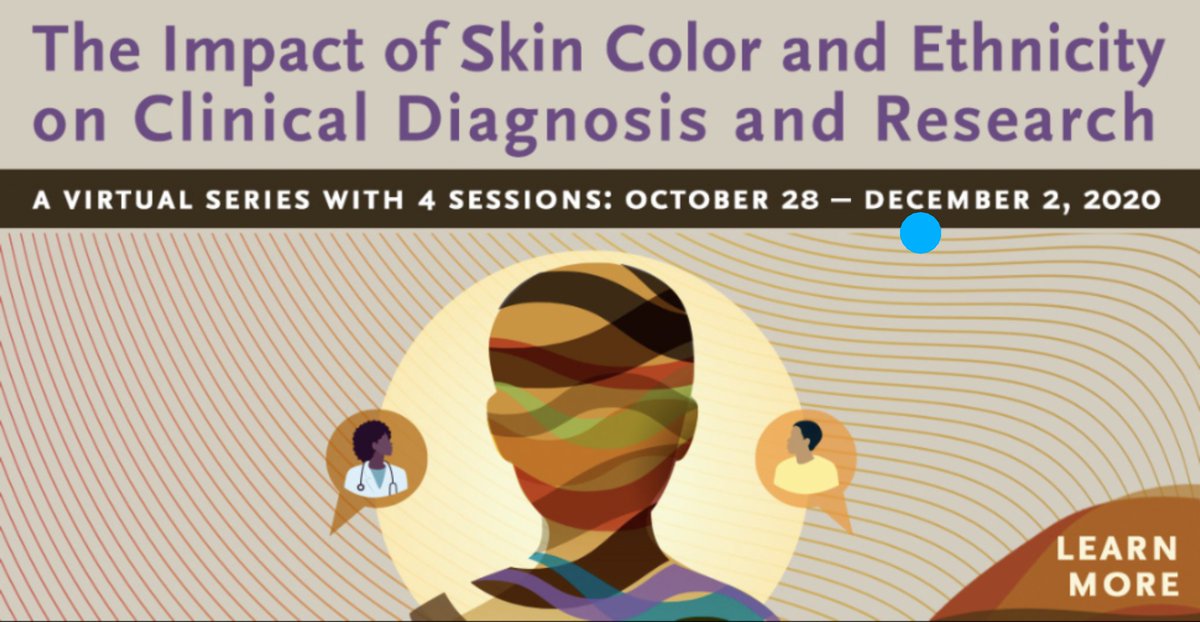 Jocelyn Carnicle, MD (@jocelyncarnicle) on Twitter photo 📣 📣 A 4 part webinar series collaboration between <a href="/VisualDx/">VisualDx</a>, <a href="/SkinOfColor/">Skin of Color</a>, & <a href="/NEJM/">NEJM</a> to discuss issues of health disparities and structural racism in dermatology and medicine...😍 THIS IS NOT A DRILL!! You can read more about the events & register here
specialevents.nejm.org/impact-of-skin… 📣 📣 A 4 part webinar series collaboration between <a href="/VisualDx/">VisualDx</a>, <a href="/SkinOfColor/">Skin of Color</a>, & <a href="/NEJM/">NEJM</a> to discuss issues of health disparities and structural racism in dermatology and medicine...😍 THIS IS NOT A DRILL!! You can read more about the events & register here
specialevents.nejm.org/impact-of-skin…