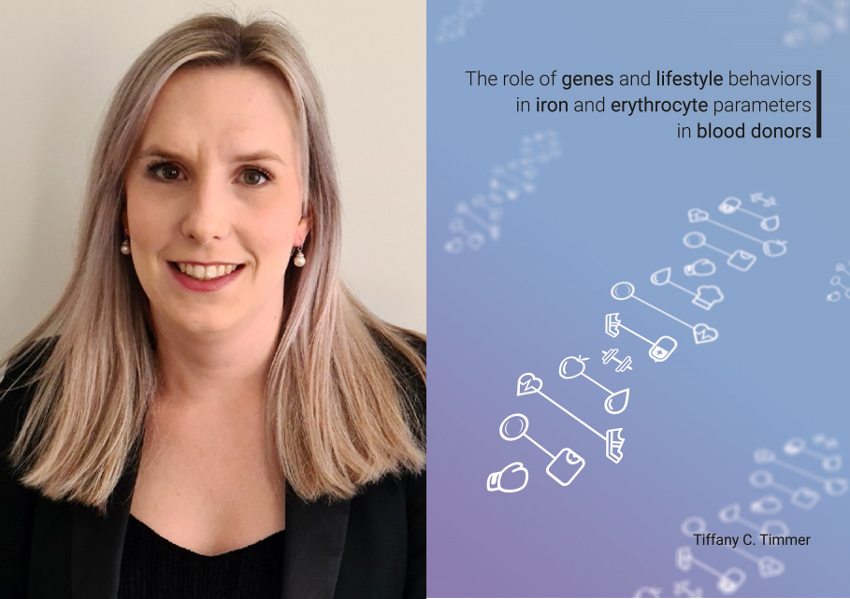 Yesterday Tiffany Timmer successfully defended het PhD thesis. Her research shows that dietary intake of iron derived from meat and fish (heme iron) has a positive impact on ferritin and Hb levels in blood donors. Congrats, Tiffany!    bit.ly/3lLDxoJ