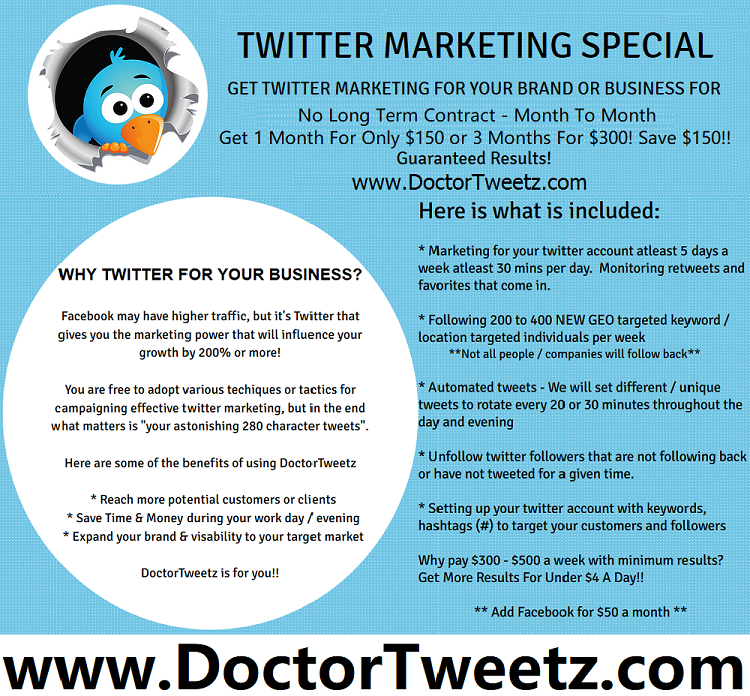 DoctorTweetz's tweet photo. Get your #brand products in front of your customers! Save Money Today! https://t.co/VNCWs85sOS https://t.co/UZvEdybwBj