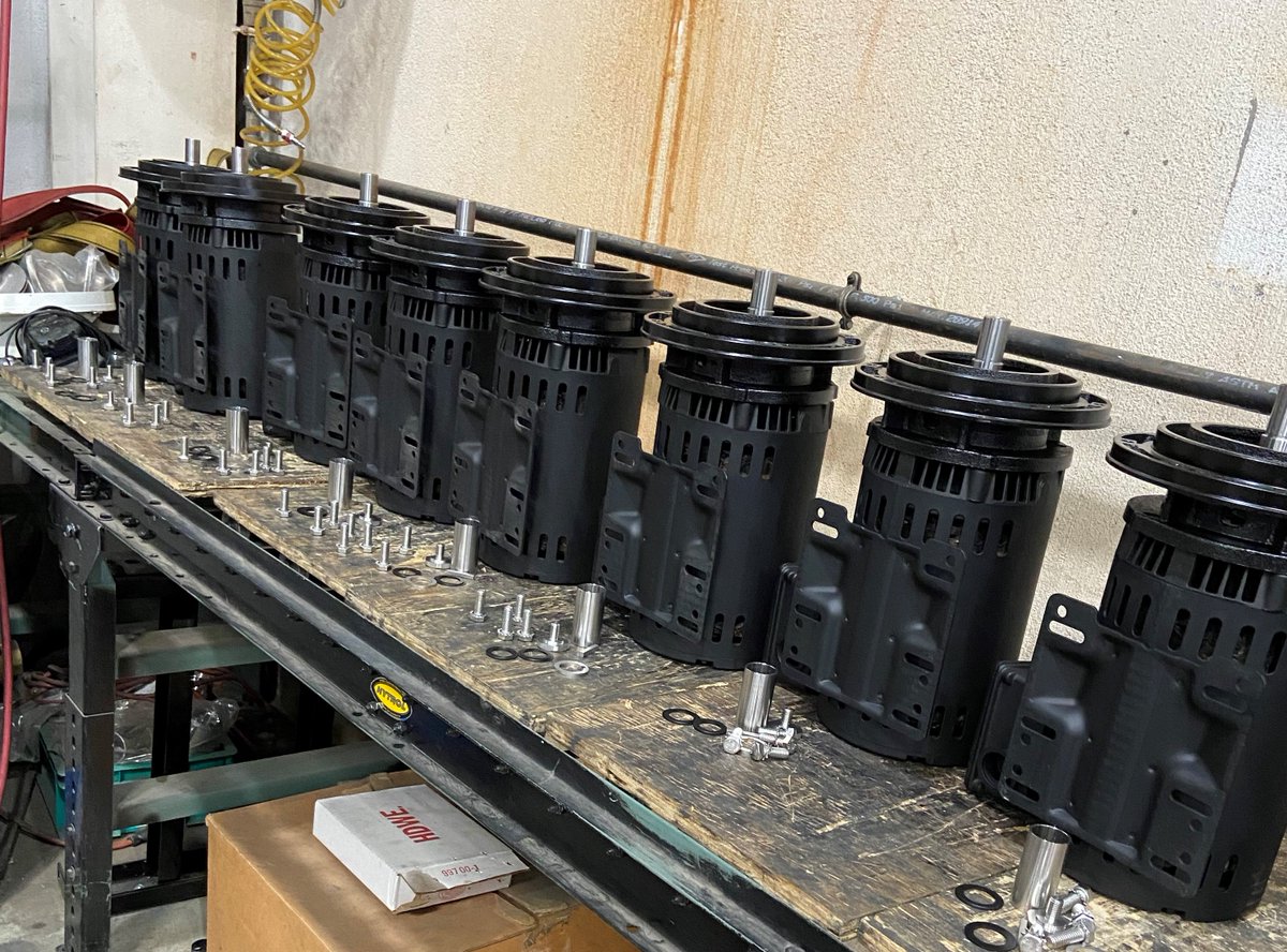 pumpsebara's tweet photo. We are hard at work assembling pumps for shipment! #ebara #aheadbeyond #pumps #waterpumps #water https://t.co/I6DboAskLb