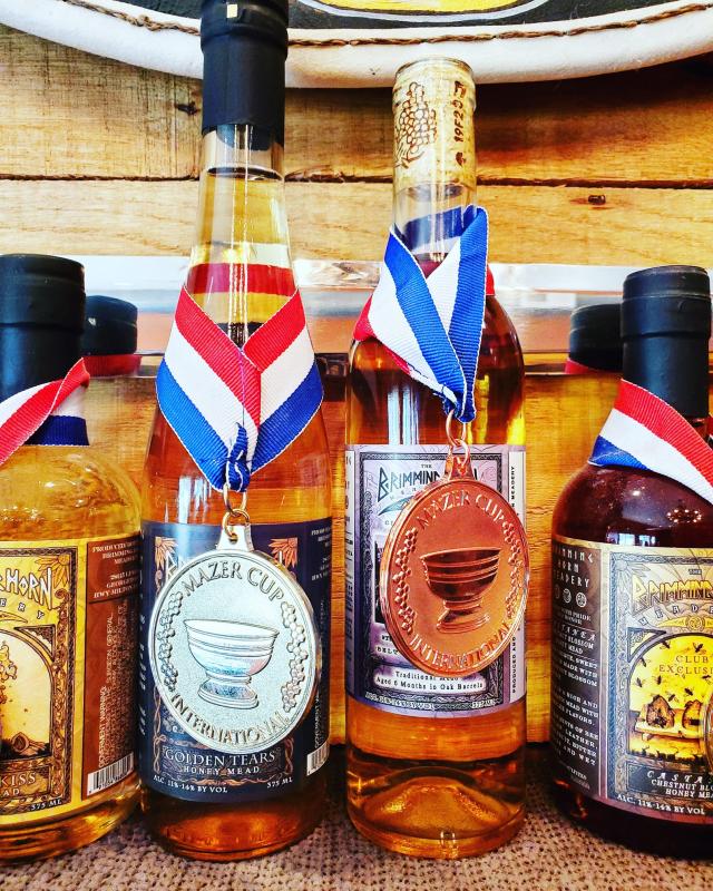 BeachPaper's tweet photo. Congrats to @BrimmingHorn for bringing home two medals from 2020’s #MazerCup International, which puts their total at four medals from the largest commercial and amateur mead-only competition in the world!

https://t.co/Cmnmi89TXO #netde #miltonde #mead https://t.co/XtgWjN07Hz