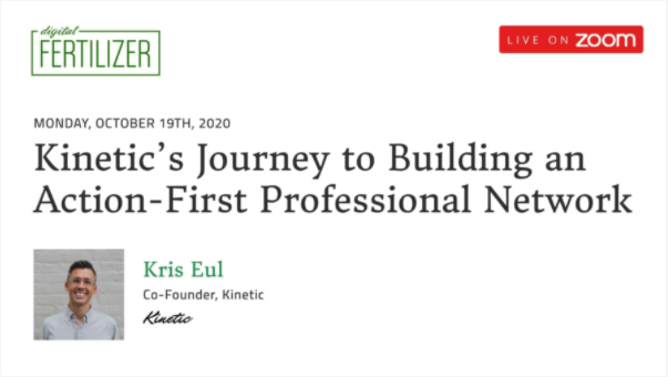 communitykris_'s tweet photo. Join me on Mon night (10/19) as I chat with @DigitalFertilzr on building @joinkinetic and where we're going! Great ramp up event to @StartupWisco. 

Details: https://t.co/qITAAlIll8 https://t.co/HmIabcUTw0