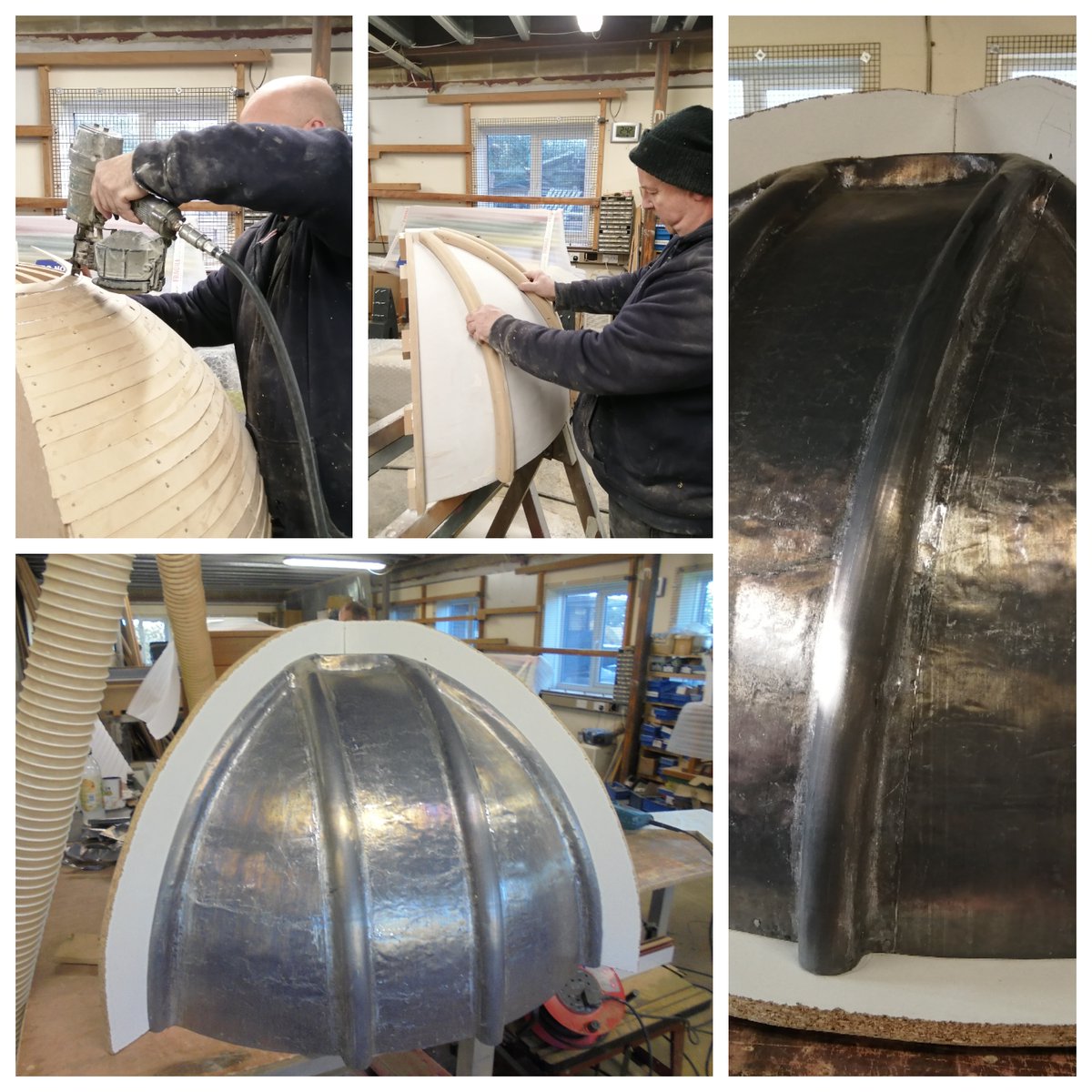 Exterior_clocks's tweet image. A quarter section of a roof being produced in timber and lead, off which a grp mould and then a complete grp roof will be produced. 

twngrp.co.uk

#grpreplica #grproof #grppatterns #grpmoulds