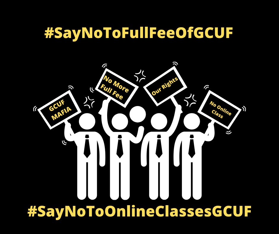 ranagee85772155's tweet photo. #SayNoToOtherChargesOfGCUF https://t.co/1GvvSr3aec