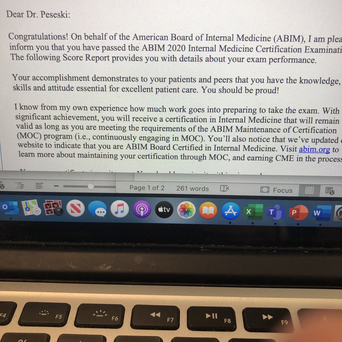 Andrew M. Peseski, DO (@andrewpeseski) on Twitter photo Excited to be able to add “ Board Certified in Internal Medicine “ to the list of accomplishments! <a href="/IUIntMed/">Indiana University Internal Medicine</a> Excited to be able to add “ Board Certified in Internal Medicine “ to the list of accomplishments! <a href="/IUIntMed/">Indiana University Internal Medicine</a>