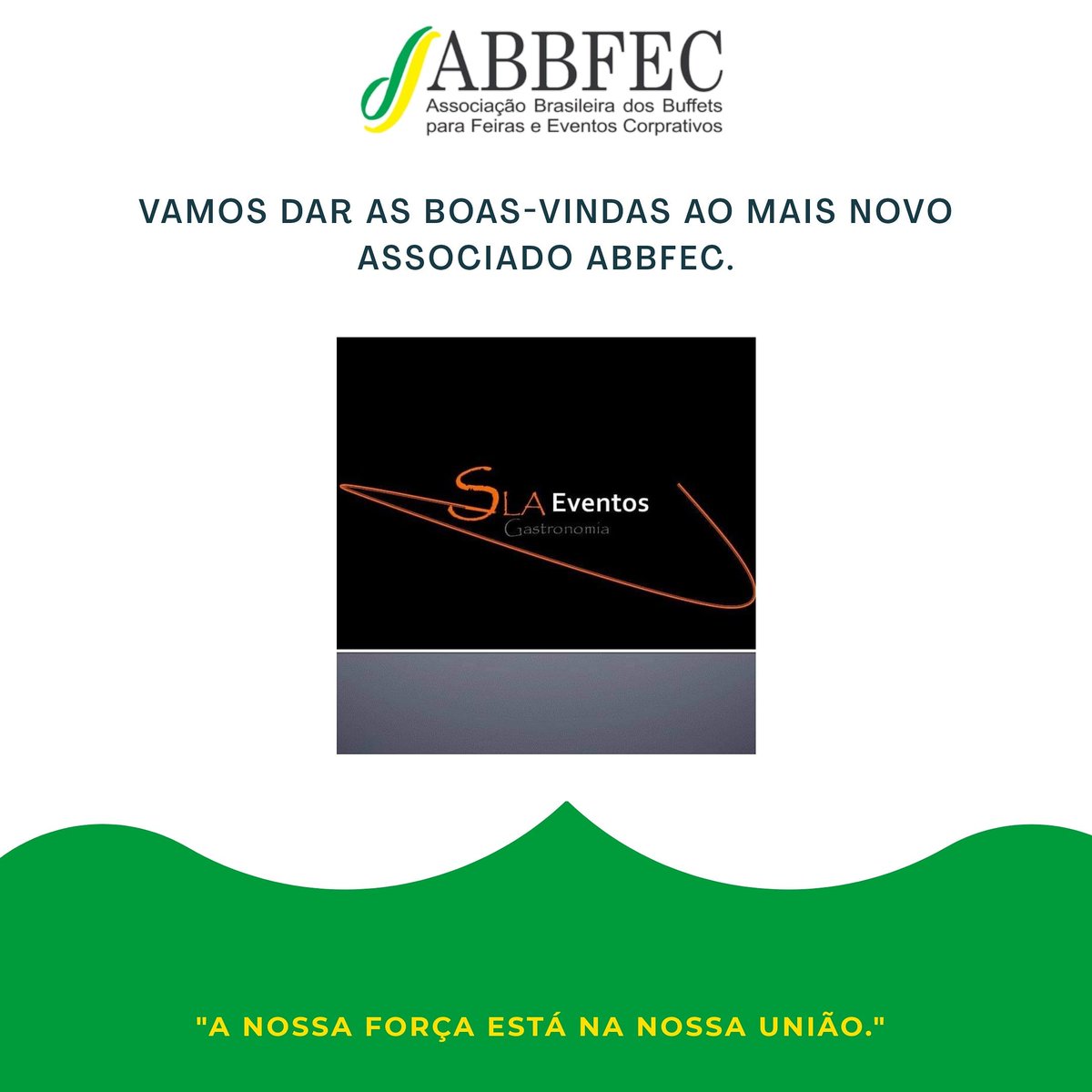 abbfec's tweet photo. Bem vinda @slaeventos https://t.co/aeynakPRTj