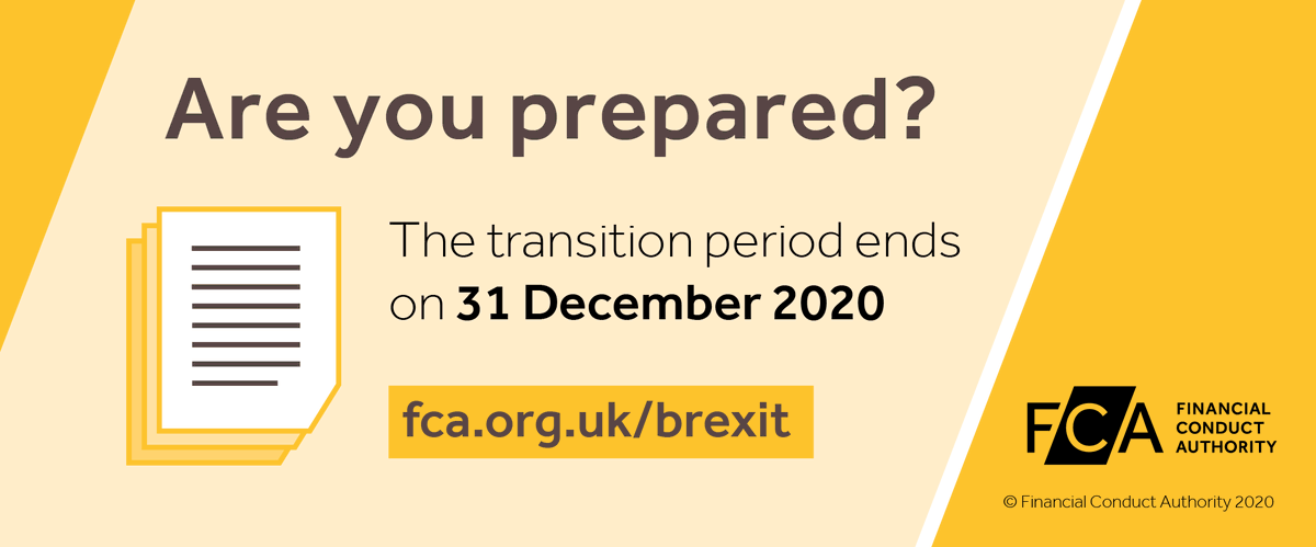 TheFCA's tweet photo. Firms and funds should prepare for all potential outcomes. Be ready to implement your #Brexit plans at the end of the year. https://t.co/NACz7ad1JQ https://t.co/oGrRy6wYes