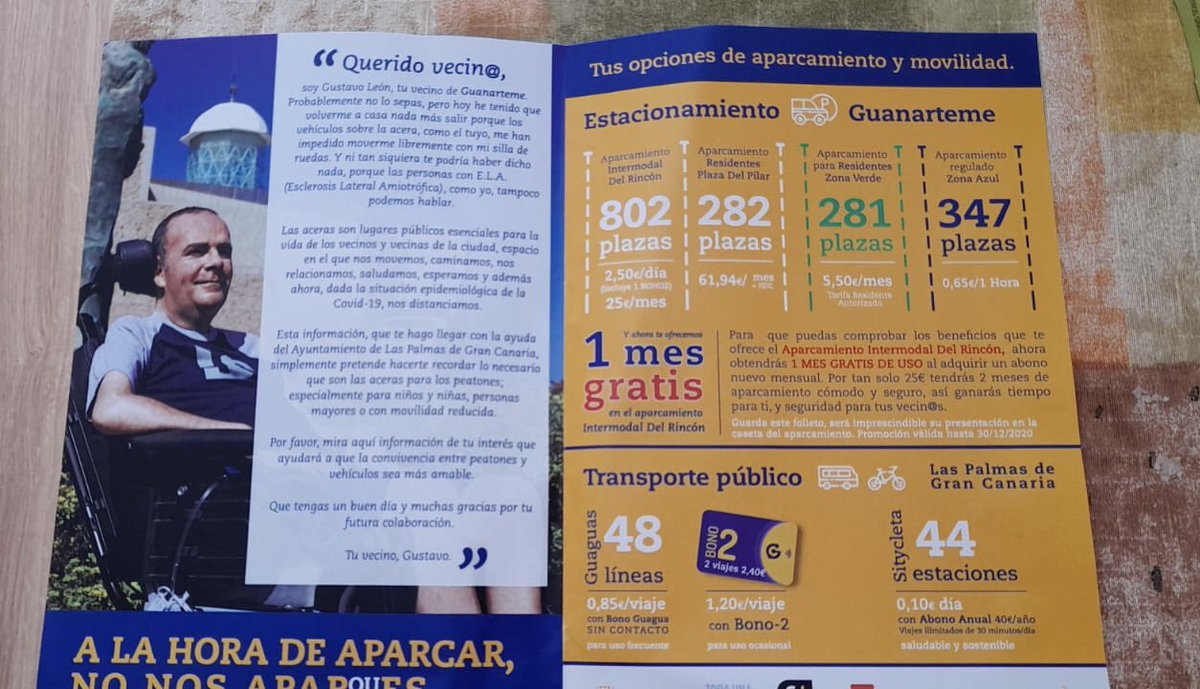 joelleonnava's tweet photo. ¡Multas en zona Guanarteme y @LasCanteras en coches sobre las aceras!  
Hoy todos los que aparcaron sobre las aceras se han encontrado una notificación, es un campaña de sensibilización e informativa ciudadana del @AyuntamientoLPA sobre este tema. https://t.co/rUxRSOaxgZ