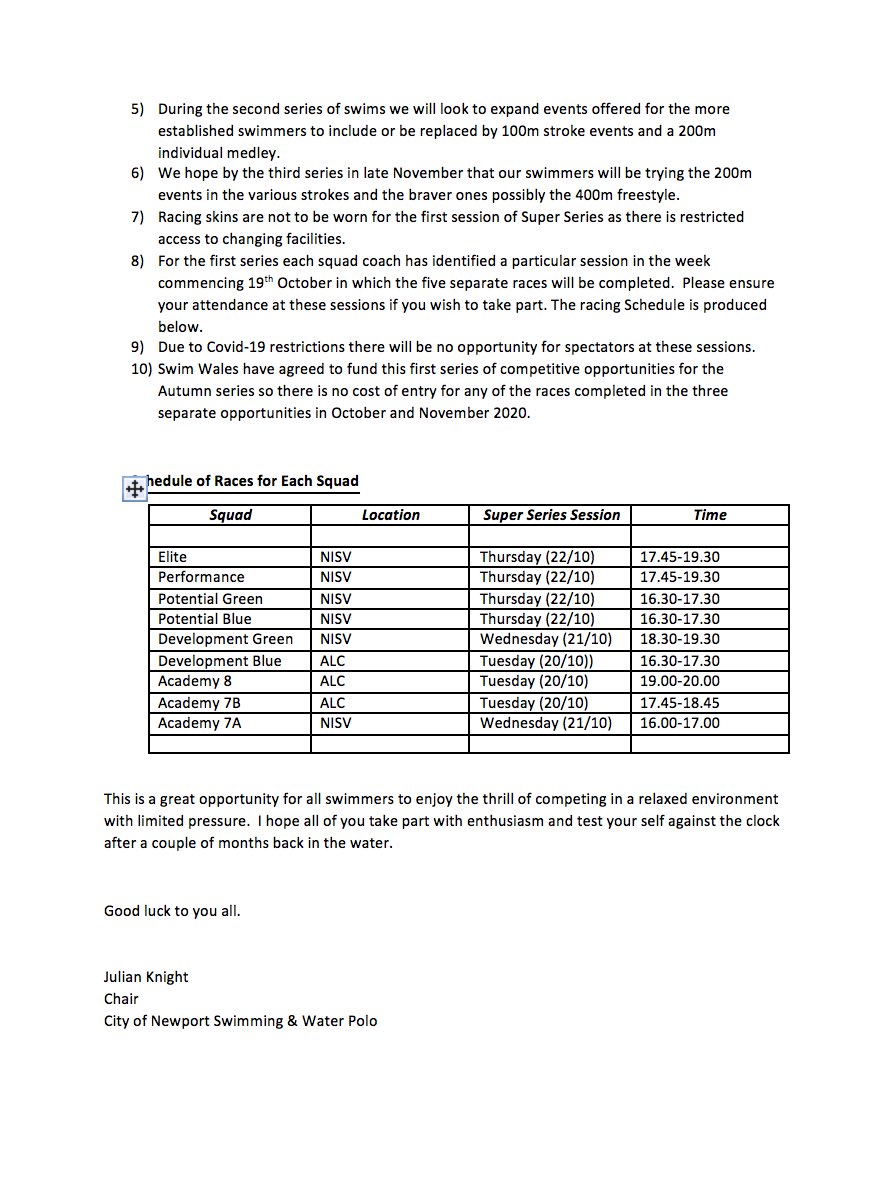 City of Newport Swimming and Water Polo Club (@citynptswim) on Twitter photo 