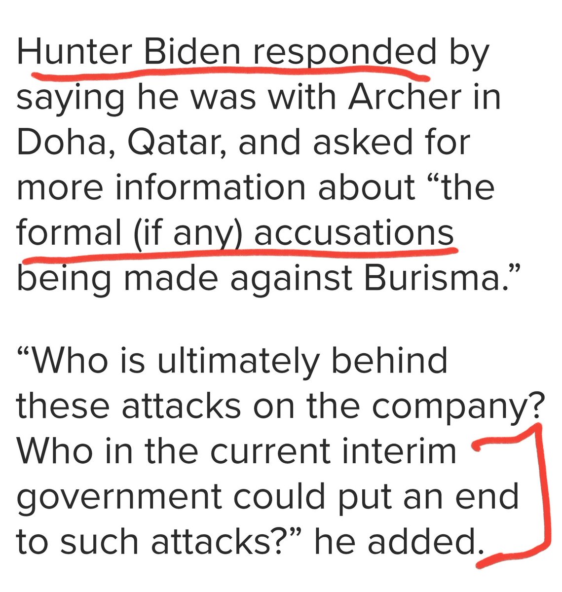 14)Hunter emailed back asking who His Daddy, Quid Pro Joe, Needed to Squeeze in Ukraine's Government