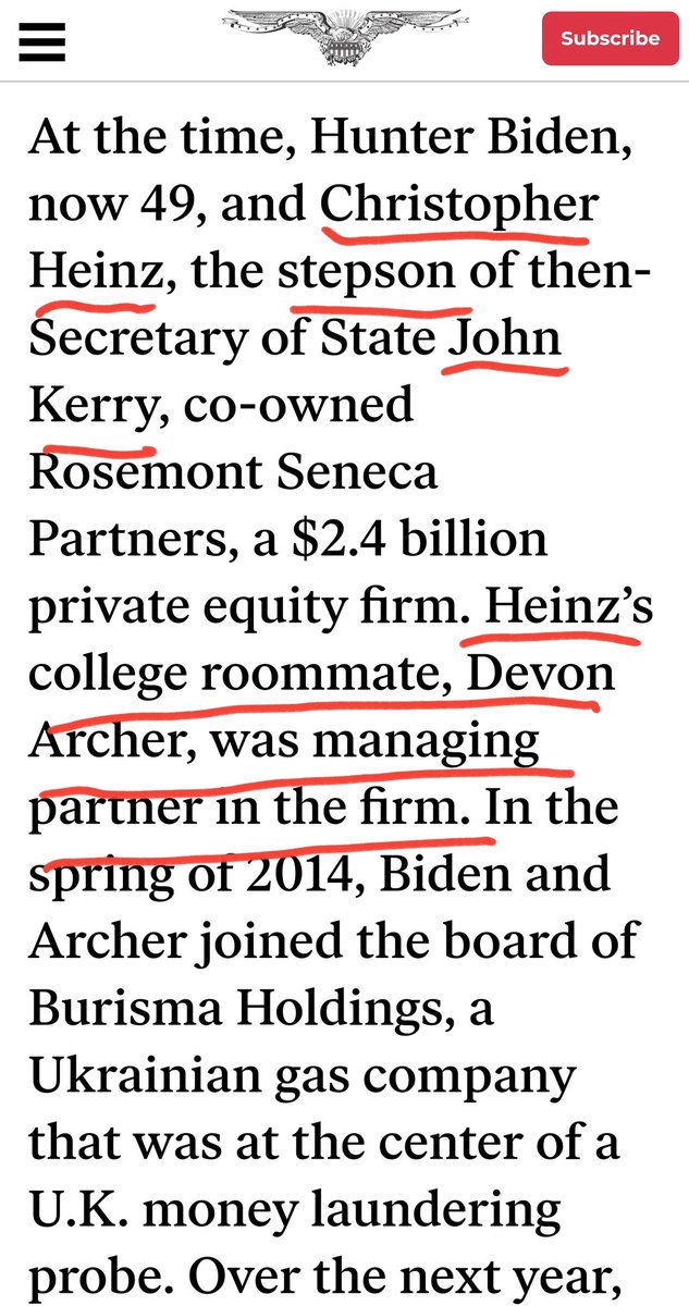 11)Devon Archer - John Kerry's Step-Son's (Christopher Heinz Ketchup) College Roomate Was Also Pressed for Action by Burisma