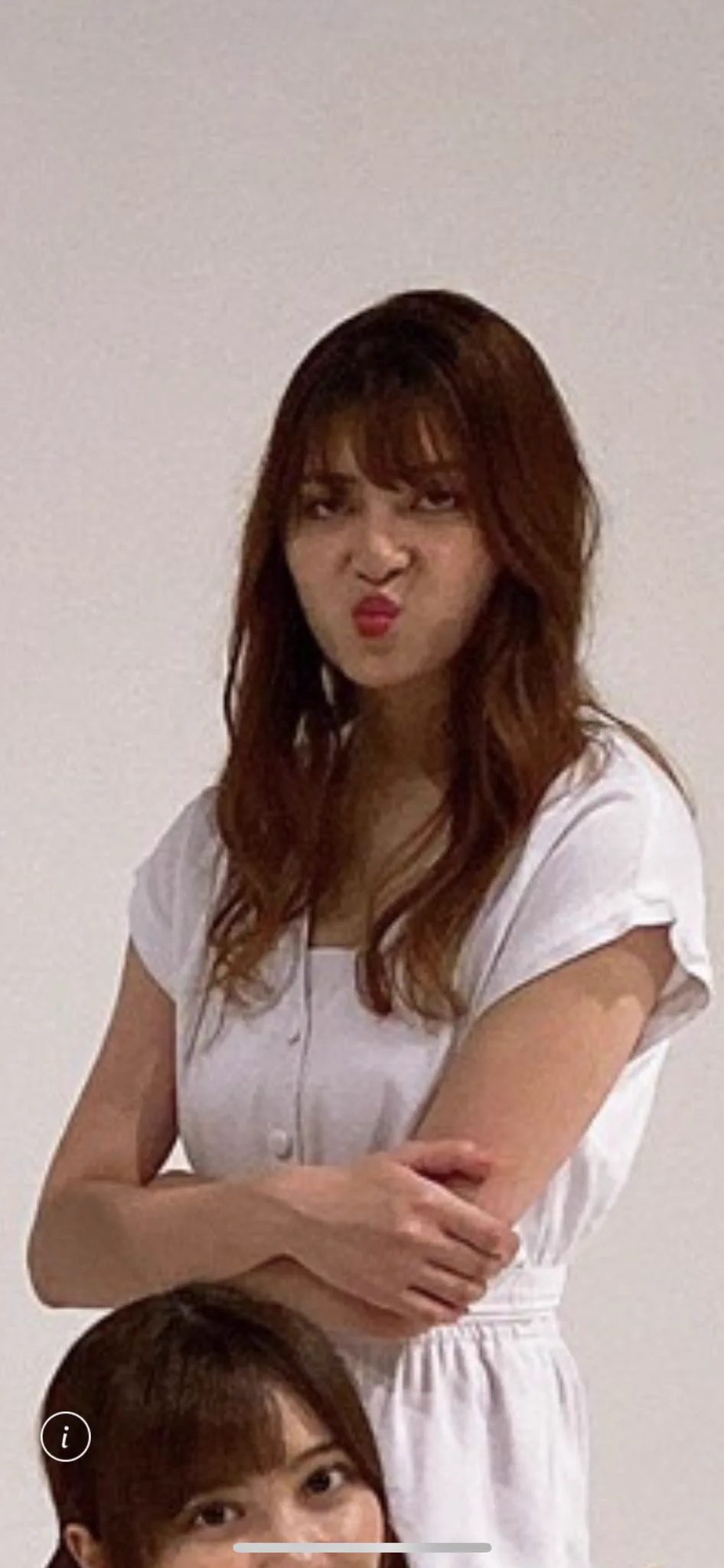 アンジェラ芽衣さんの変顔！？撮られているのを知らずに素でこの顔してたｗ