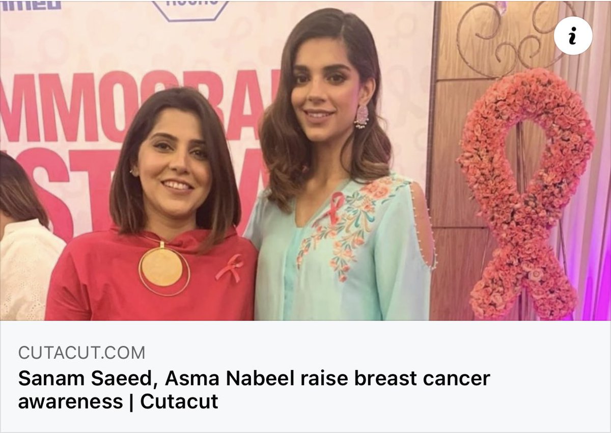 asmanabeelAN's tweet image. Thank you Buraq Shabbir for attending the event and covering it so nicely. Thank you so much 💕 
#mammogrammusthai #breastcancerwarrior #Chapter02 #pinkwarrior #cancerjourney @BuraqShabbir @CUTACUTOfficial 

Link: cutacut.com/2020/10/14/san…