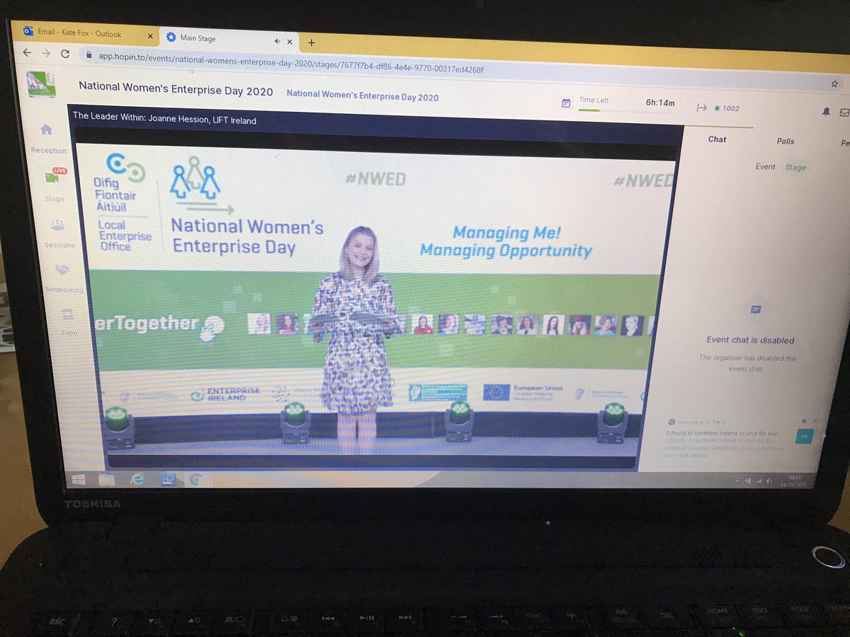 kitty7fox's tweet photo. Tuning in safely from home office. Really enjoying Local Enterprise Offices event this morning celebrating National Womens Enterprise Day 🙌🏻

Ruthless Prioritisation.... here I come 💪🙋🏼‍♀️🏃‍♀️

 #nwed #strongertogether   #localenterprise  #localbusiness  #ilovelocal  #chooseradio https://t.co/ARUa742rd6
