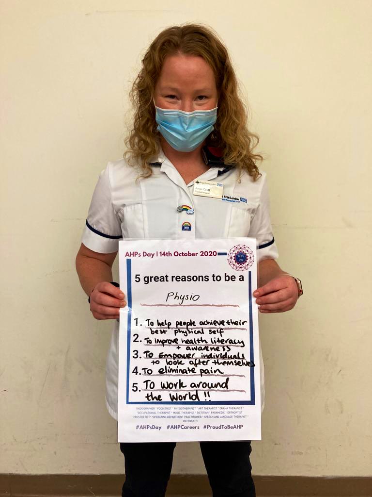 AnnaCroft10's tweet photo. H A P P Y 💙 A H P 💙 D A Y !!!!

Keep doing the fantastic job that all of us Allied Health Professionals do everyday 🌈🙌🏻🌈🙌🏻 🌈🙌🏻@RFTherapyTeam @RoyalFreeNHS 
#AHPsDay #AHPsDay2020 #RoyalFreeHospital #Physiotherapy 
Special mention @AshleyNwanze @rachelnandy https://t.co/cfU5nzMp5a