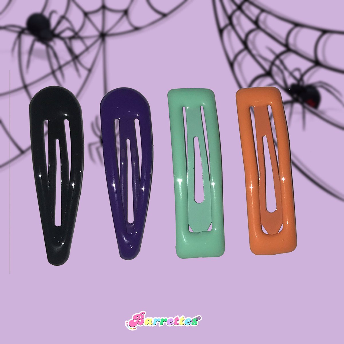 BarrettesPH's tweet photo. DARK COLORS AND SOFT HUES. THIS SPOOKTACULAR HALLOWEEN SALE IS JUST FOR YOU. 

SPOOKTACULAR! Collection is a collection of Estelle, Jellybean, Julienne, &amp; Shimmer Barrettes which fit perfectly into the halloween theme don’t forget, they are on sale too!🎃

https://t.co/e2SrXGl51n https://t.co/VbQFmiqbtr