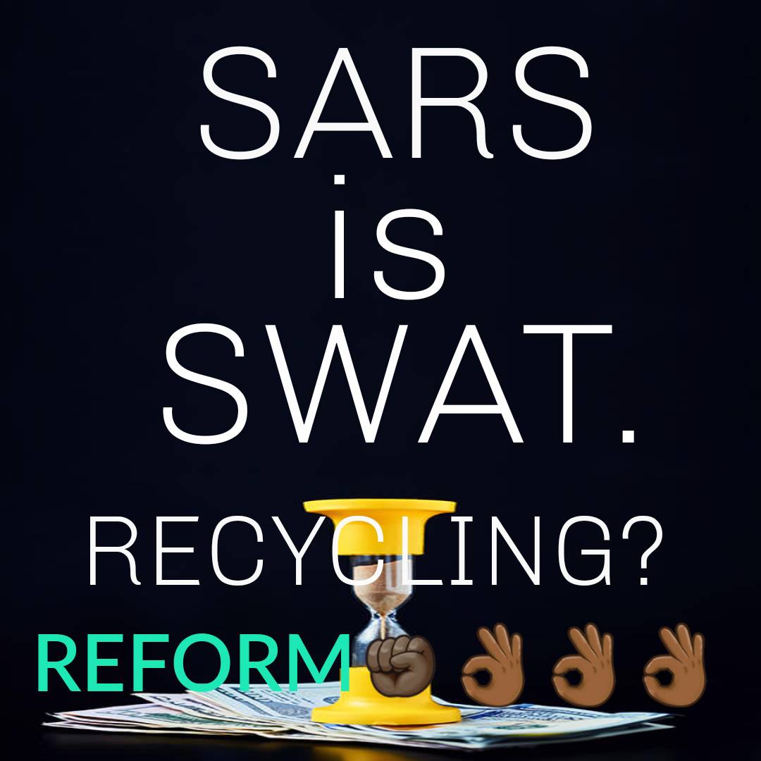 Darlinggee1's tweet photo. #SARSisSWAT #reformnow https://t.co/Nr9k9OmCdx