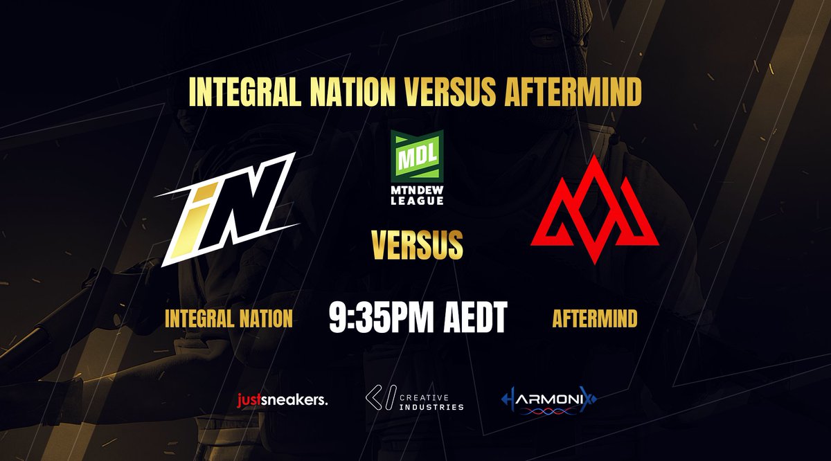 IntegralNation's tweet image. Match #2 of the night! In just 15 minutes we are on to battle @AFTERMINDGG in the @ESEA #MDL League!

Tune in at 8:35PM AEST | 9:35PM AEDT and support the team. #iNation

🔴@joshaaye |  twitch.tv/Joshaaye793