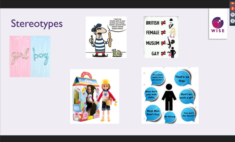Rebecca_VGamble's tweet photo. A very thought provoking and eye opening webinar this morning by @thewisecampaign on Stereotypes and Microaggressions! Looking forward to the next one :) #wellbeingwednesday https://t.co/EQqK49ewxT