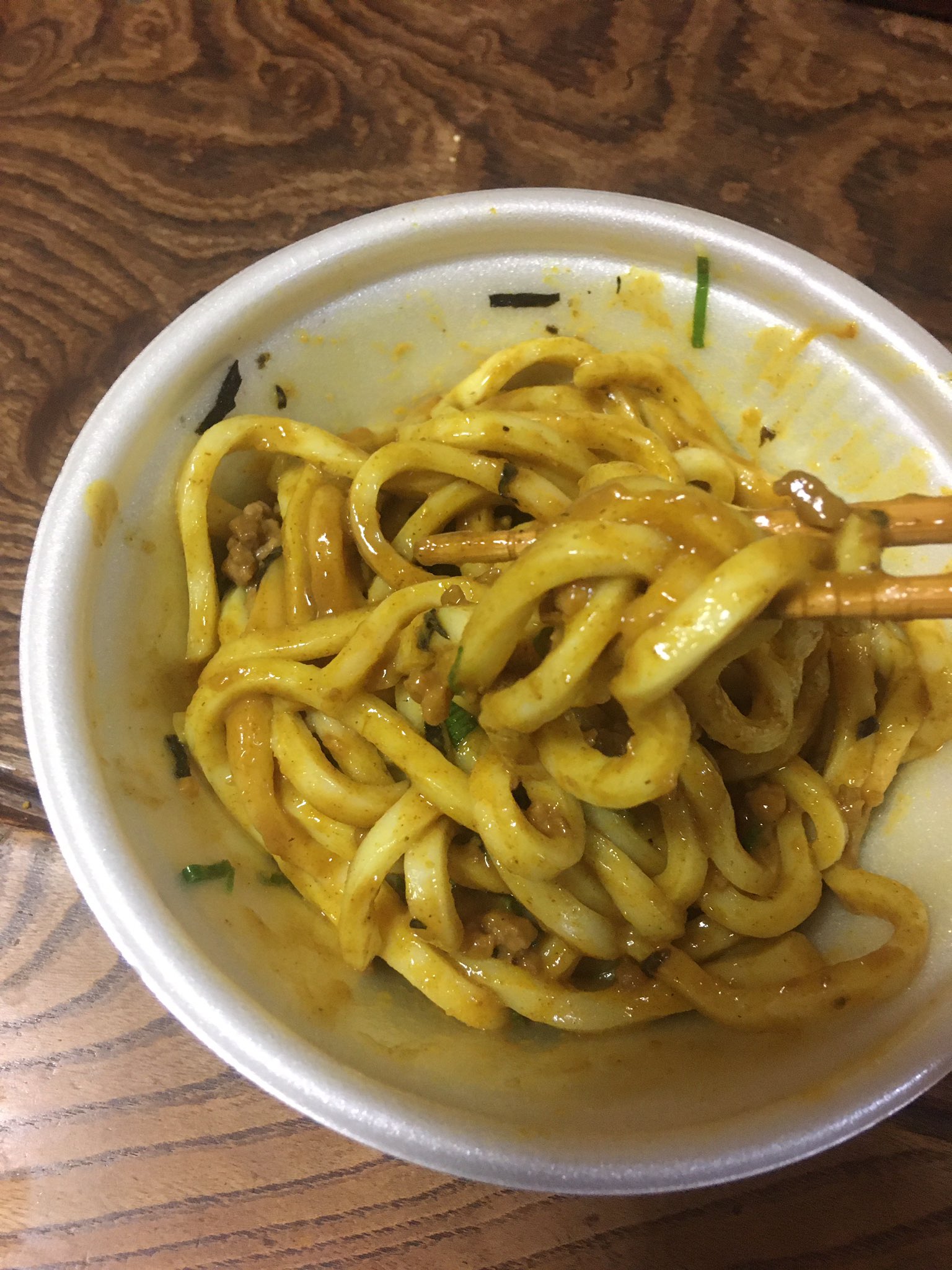 تويتر Currycare على تويتر 汁なしカレーうどん 汁なしラーメンも食べたこともないのに買ってしまった カレー味がうどんによくからまり美味しかった 何回も試食して商品にしているのだから当然か ファミマに感謝 感謝 ご馳走さまでした ファミリーマート 汁なし