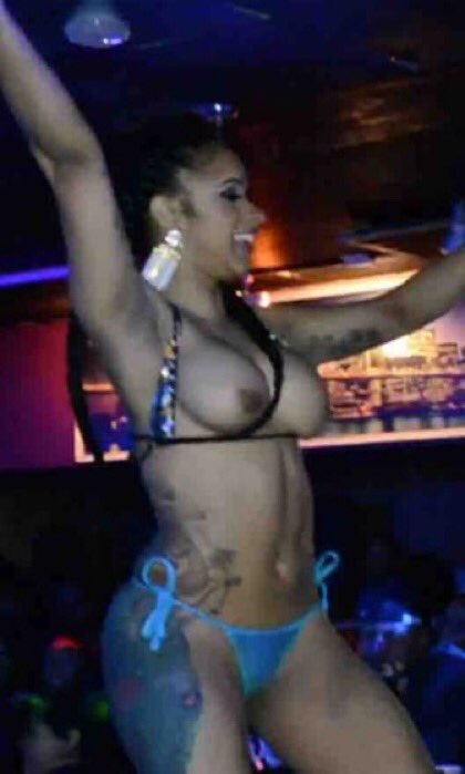 Cardi B strips fully naked and shows off her privates in very graphic video...