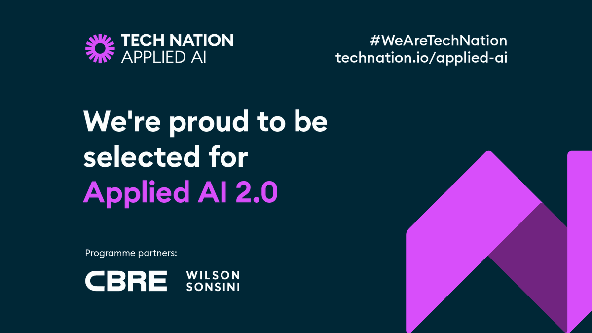 Raft_ai's tweet image. We are excited to announce that we will be joining @TechNation&apos;s next Applied AI cohort, and humbled to be chosen as one of 32 companies working at the forefront of AI tech! technation.io/news/applied-a…

 #WeAreTechNation #AppliedAI #GrowthProgram #UKinnovation #AI #Tech #TradeTech