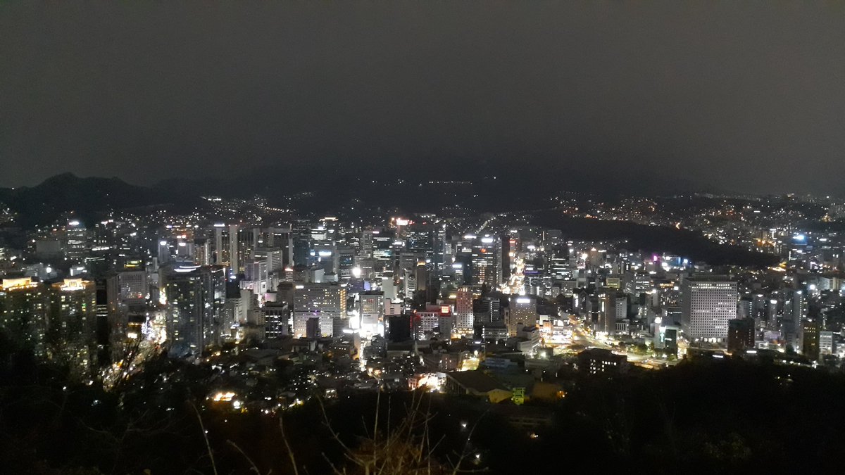 20. Moved into second hotel that evening, first one is more like a guesthouse but second one is a hotel per se ... that night, SOLO WALK UP NAMSAN, second visit to the mountain top this trip ... stopped by a GS25 on the way back, took a pic of the famous flavoured milk drink
