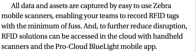 bluelight_pro's tweet image. One day to go until the October edition of the @FIRE_Editor  goes live! Here&apos;s a snippet of our editorial, all about the benefits of RFID technology and the Zebra hardware to match! #rfidtechnology #rfidsolutions #rfidhardware