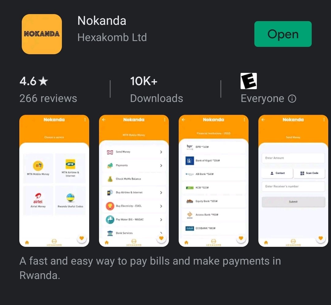 How it           How it's
started         going
(Kanda)       (Nokanda)
 nokanda.hexakomb.com 
#rwot #cashless #innovation #fintec