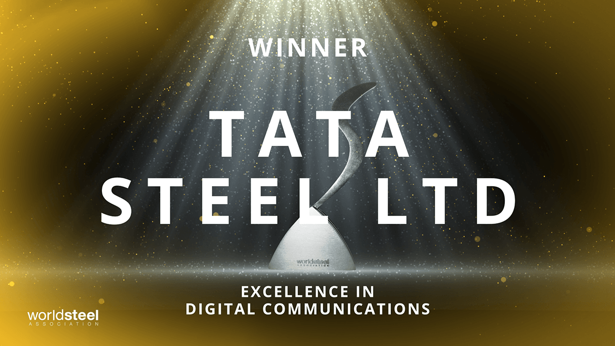 For the 2nd year in a row, @TataSteelLtd take the Excellence in #digital communications #SteelieAward. Congratulations to team Tata! 👏 https://t.co/Mm1VBvrxyr