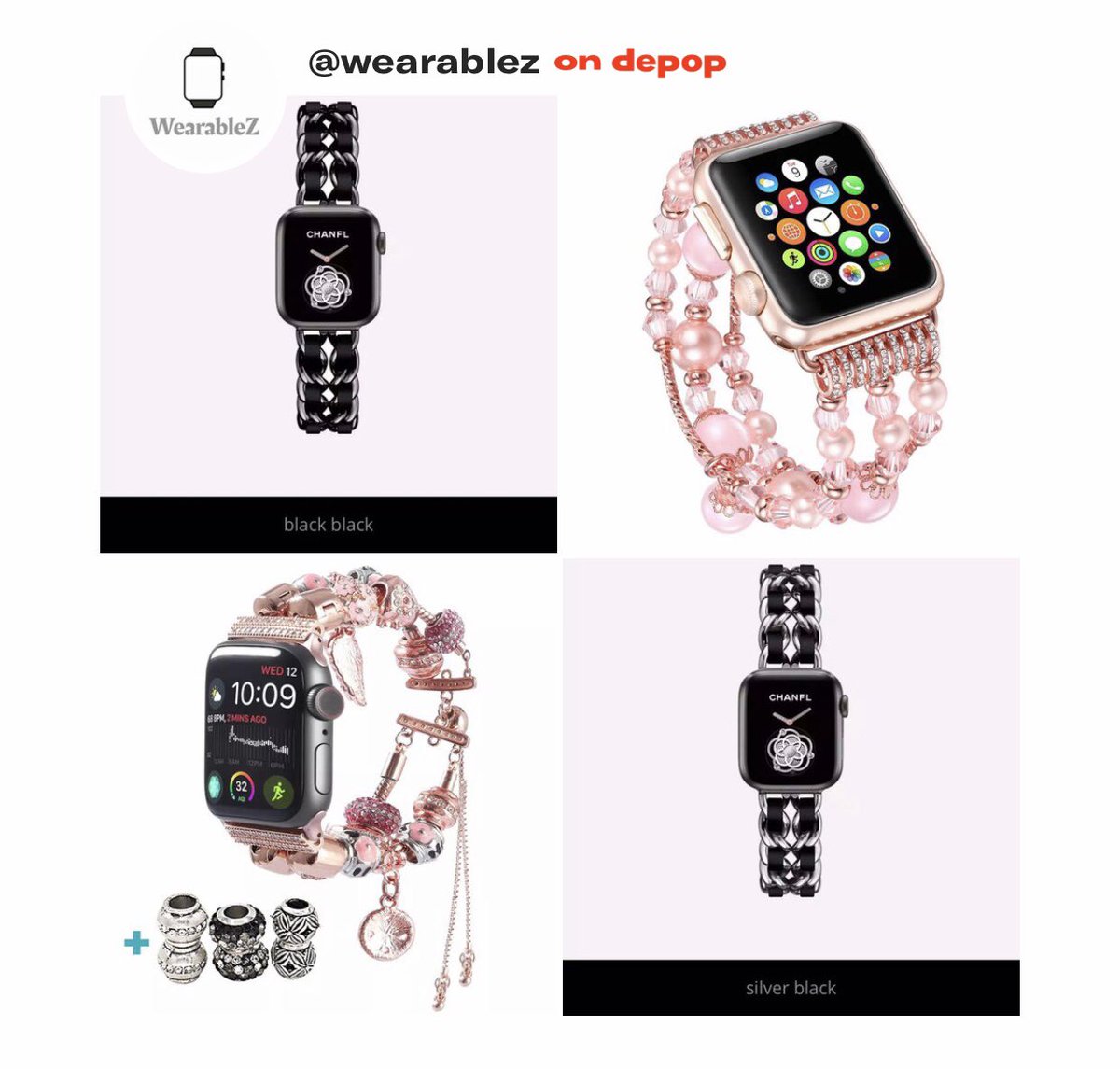 FunKeyZstore's tweet image. Brand New Apple Watch Straps on Sale!
depop.com/wearablez/