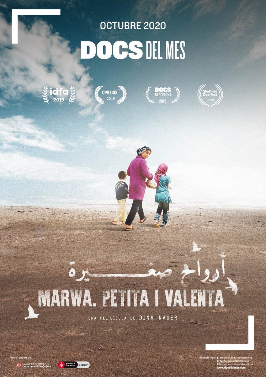 🎞️"Marwa. Petita i valenta", la vida d'una nena de Síria en un camp de refugiats. Versió original -en àrab- subtitulada en #català (VOSC). Apta per a tots els públics. #ElDocumentalDelMes <a href="/cpnlcat/">Consorci per a la Normalització Lingüística</a> <a href="/rubi_vxl/">vxl.rubi</a> 
🎬Avui dimecres, al <a href="/CinemaCatalunya/">Cinema Catalunya</a> #Terrassa 
🕗A les 8 del vespre.