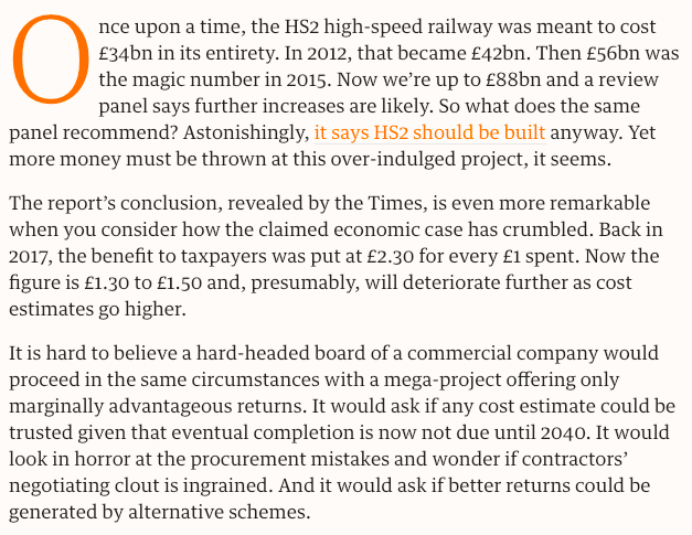 KangarooCaught's tweet photo. @RogerDrew8 @Outoftweet123 @Conservatives @BorisJohnson #BritainsBolsonaro has a taste for v costly, in every sense, #VanityProjects, eg environmentally damaging #GardenBridge, that enriched "consultants" and impoverished Londoners, and #ControversialHS2, a Johnsonian legacy that can't so easily be tipped into a metaphorical harbour. https://t.co/yeYWBBoibP