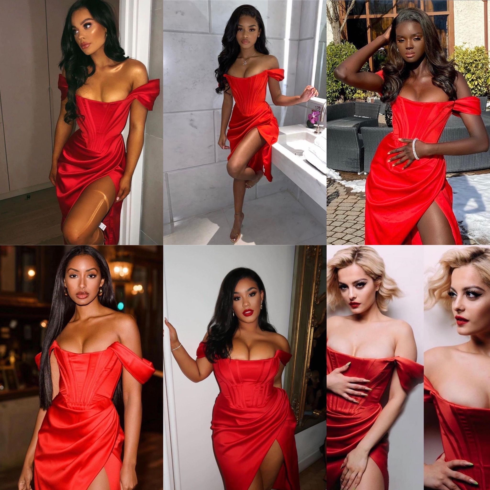 House of CB on X: Our classic red Loretta dress is back