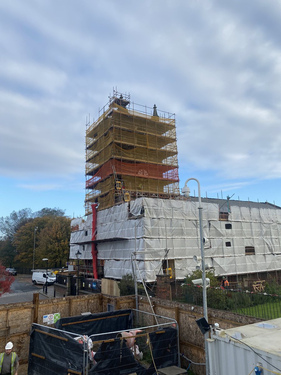 The top of the scaffolding will be coming down in the next couple of days! #Construction #conservation #heritage <a href="/CCTRegen/">Regen Taskforce</a> @AllchurchesT <a href="/HeritageFundNOR/">The National Lottery Heritage Fund North</a> <a href="/hpruk/">HPR Ltd</a> <a href="/TheCCT/">Churches Conservation Trust</a>