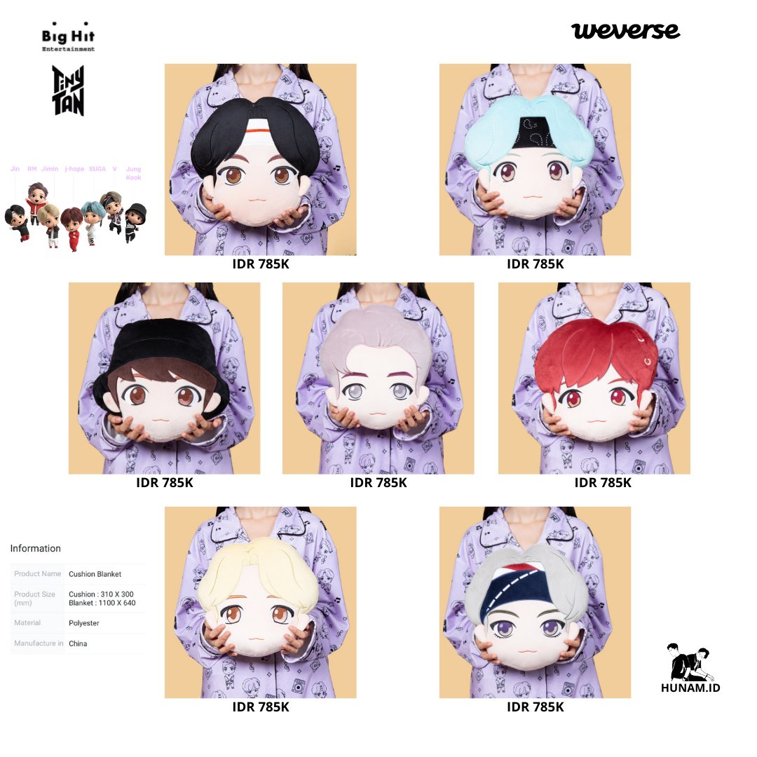 IdHunam's tweet photo. Open PO #Tinytan by @TinyTANofficial
(Can be sold out due to limited quantity)
Order via DM
Mohon DP untuk tanya ketersediaan produk
#TAEHYUNG #JIMIN #namjoon #JungkookBestArtist #JIN #JHOPE #SUGA #army #indomy #merchandisekpop #kpopMD #hunamid https://t.co/NaT57ZOTp3