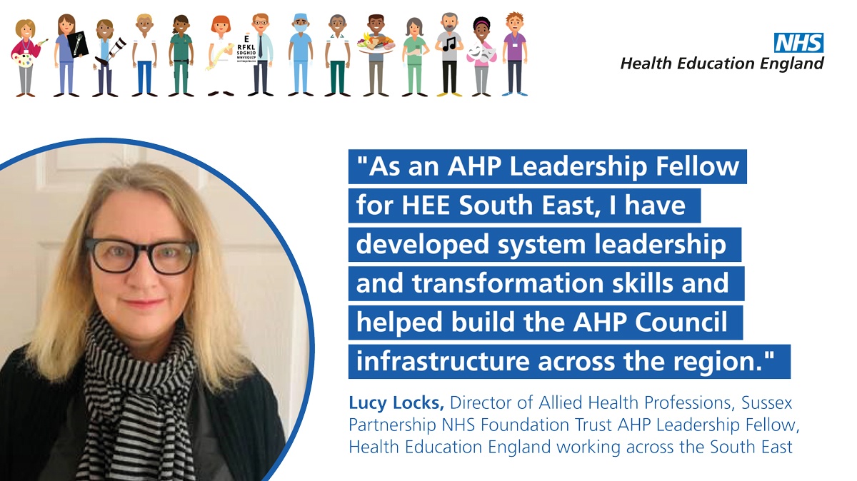 Developing system leadership and transformation skills is critical says Lucy, AHP Leadership Fellow for HEE in south east. #AHPsDay #AHPLikeMe @withoutstigma