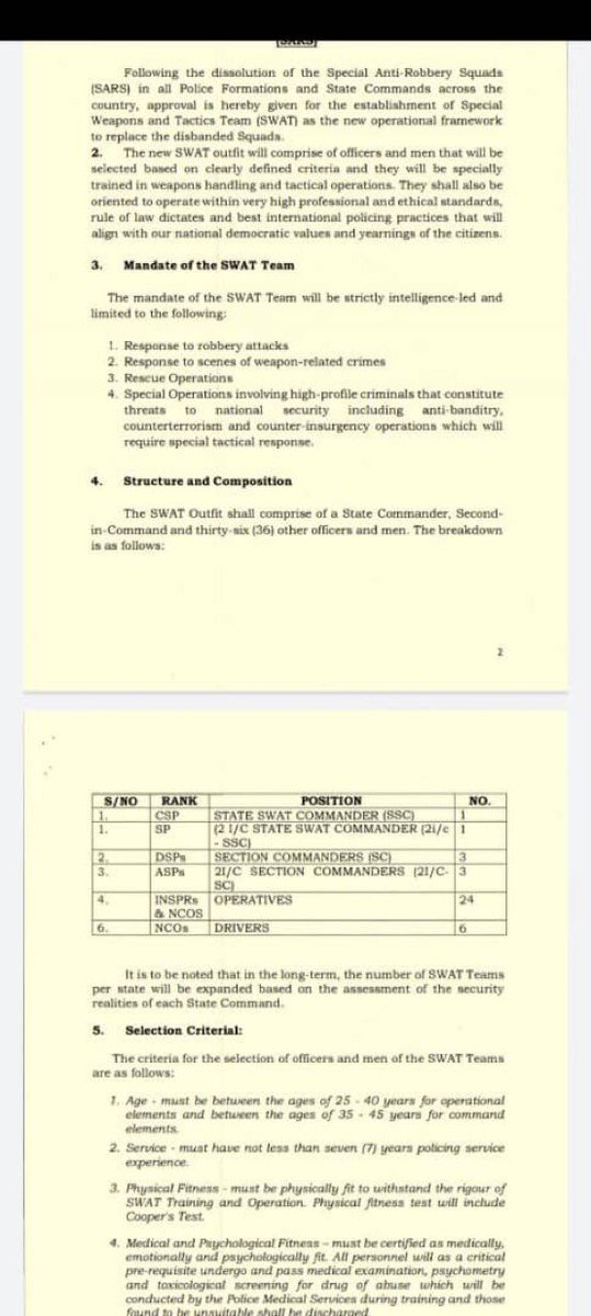 But tbh guys we need a new direction for our protests and  #EndSWAT shouldn’t be it. The international community has been watching and if they see us advocating in the wrong direction it’d look like we have misplaced priorities. As corny as it may appear SWAT is the answer to SARS