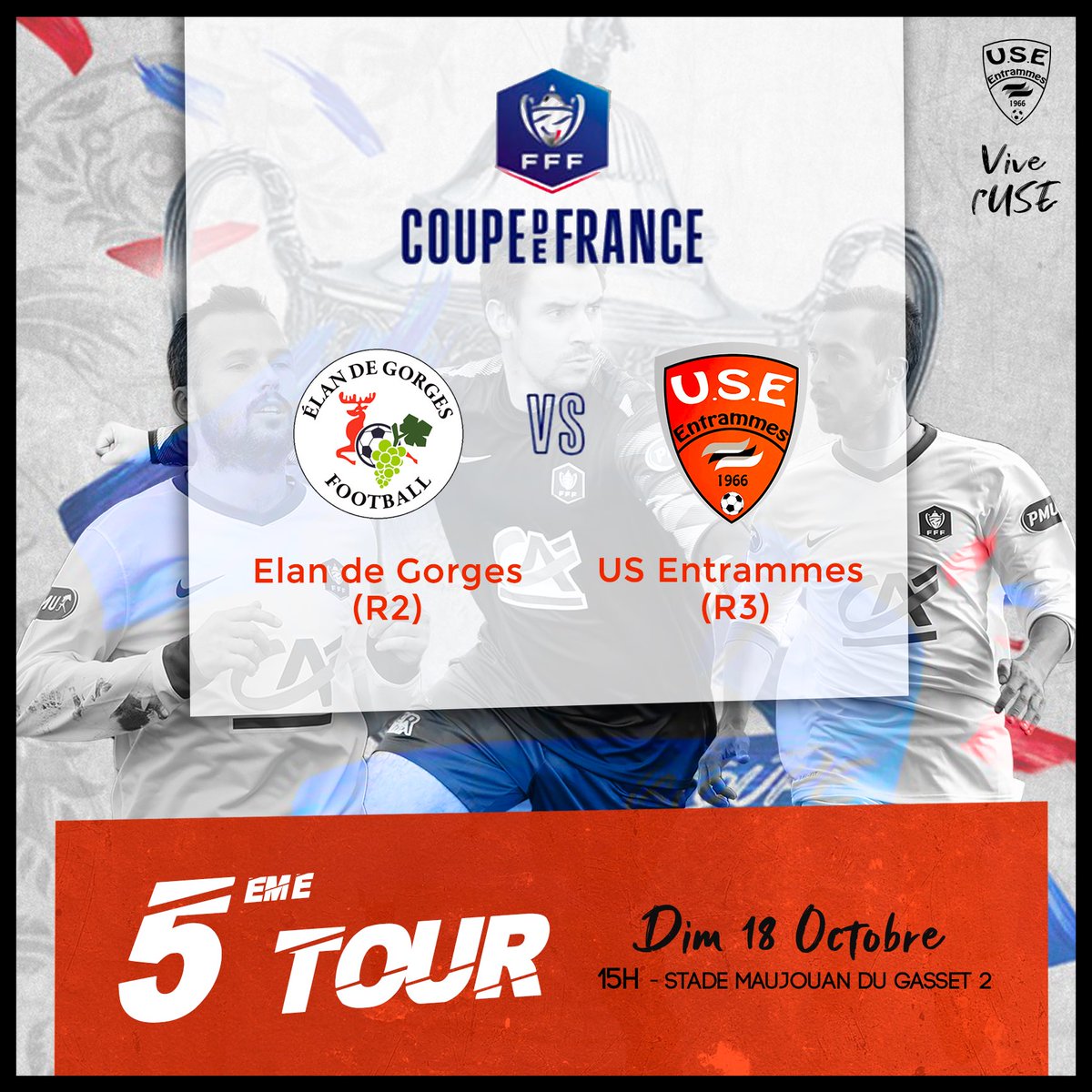Next step ➡️ 5ème tour de coupe de France 💪

#usentrammes #coupedefrance #CDF  #liguepaysdelaloire