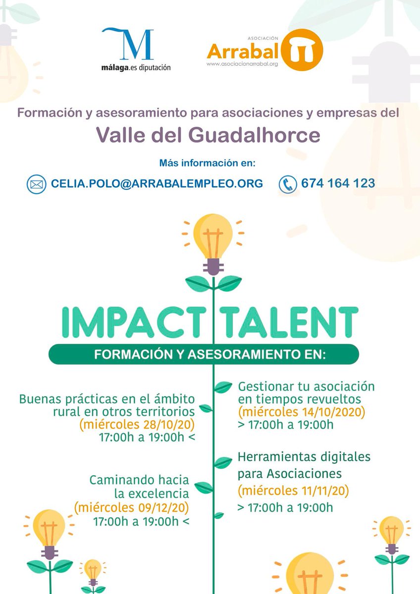 ArrabalAID's tweet photo. 🕔17h. #ImpactTalent @diputacionMLG @ArrabalAID. @JoeJRomero @enclavesocial ofrecerá recursos para una buena gestión en tiempos de crisis! Con +15 años de experiencia en ONGs, Romero es consultor de #estrategia, #DireccióndePersonas y finanzas. Inscríbete: https://t.co/cjocfVzSFU https://t.co/tRfECB3gek